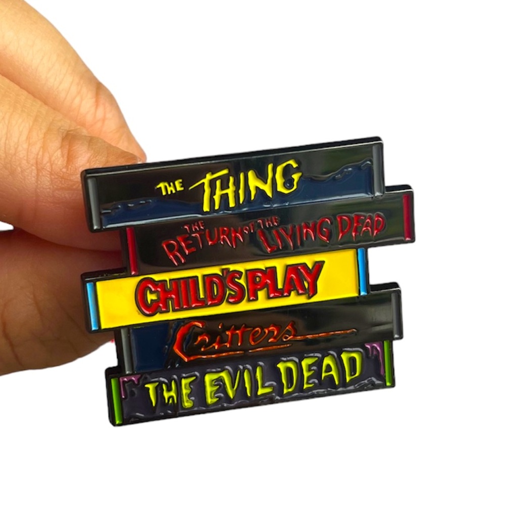 Horror VHS Enamel Pin